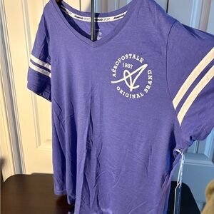 Aeropostale Purple Short Sleeve Tee